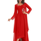 Elegant Asymmetric Neck Long A-Line Chiffon Mother of the Brides Dresses Mom Outfit