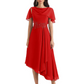 Elegant Tea-length Gown Trending 2026 Styles with Asymmetric Hem