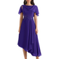 Elegant Tea-length Gown Trending 2026 Styles with Asymmetric Hem