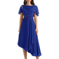 Elegant Tea-length Gown Trending 2026 Styles with Asymmetric Hem