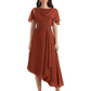 Elegant Tea-length Gown Trending 2026 Styles with Asymmetric Hem