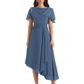 Elegant Tea-length Gown Trending 2026 Styles with Asymmetric Hem