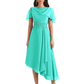 Elegant Tea-length Gown Trending 2026 Styles with Asymmetric Hem