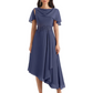 Elegant Tea-length Gown Trending 2026 Styles with Asymmetric Hem