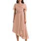 Elegant Tea-length Gown Trending 2026 Styles with Asymmetric Hem