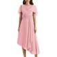 Elegant Tea-length Gown Trending 2026 Styles with Asymmetric Hem