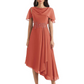 Elegant Tea-length Gown Trending 2026 Styles with Asymmetric Hem