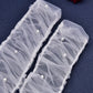 Versatile Multi Layer Fluffy Extended Pearl Long Bridal Gloves