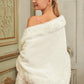 Faux Fur Shawl Wrap Stoles for Bridal Wedding Dresses