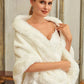 Faux Fur Shawl Wrap Stoles for Bridal Wedding Dresses