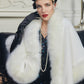 Faux Fur Shawl Wrap Stoles for Bridal Wedding Dresses