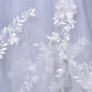 Elegant Handmade 3D Floral Pearls Bridal Veil, V122