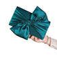 Bow Clutch Purses for Women Evening Bag Formal Vintage Satin Handbags for Bridal Wedding Party