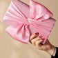 Bow Clutch Purses for Women Evening Bag Formal Vintage Satin Handbags for Bridal Wedding Party