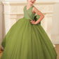 Flower Girls with Bow A-line Princess Gown for Wedding Kids Dress