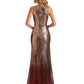 Sparkly Sequin Mermaid Sleeveless Long Wedding Guest Dresses
