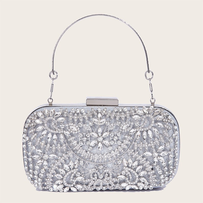 Crystal Evening Clutch Bag Bridal Wedding Purse Rhinestone Party Prom Handbag