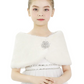 Girls Faux Fur Wrap Shawl Flower Kids Princess Cape Wedding Bridesmaid Bolero Shrug Christmas Party Costume Dress Up