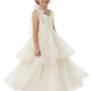 Spuffy Communion Dress For Wedding  Flowers Pageant Dress Evening Gowns