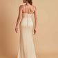 Gorgeous Spaghetti Straps Soft Satin Side Slit Floor-Length Mermaid Bridesmaid Dresses