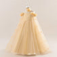 Flower Girls A-line Princess Dress Long Sleeves for Wedding Kids Tutu Dress
