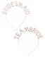 Simple Alloy Rhinestone Letters BRIDESMAID Or TEAMBRIDE Bridal Headband