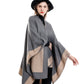 Women's Shawl Wraps Open Front Cape Warm Oversized Shawls for Fall Winter