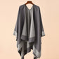 Women's Shawl Wraps Open Front Cape Warm Oversized Shawls for Fall Winter