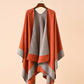 Women's Shawl Wraps Open Front Cape Warm Oversized Shawls for Fall Winter