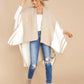 Women's Travel Plaid Shawl Wrap Open Front Poncho Cape for Fall Winter