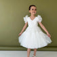 Pretty Princess Ball Gown Flower Girl Dresses Pageant Dress Fluffy Tulle Long Birthday Dress
