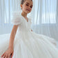 Pretty Princess Ball Gown Flower Girl Dresses Pageant Dress Fluffy Tulle Long Birthday Dress