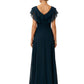 Mermaid Chiffon Mother of the Brides Dresses Floor length Slit Formal Gowns