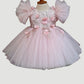 Luxurious Flower Girl Dresses Ball Gown Lace Beaded Tiers Tulle Little Kids Birthday Pageant Wedding Gowns