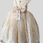 Flower Girl Dresses For Weddings Kids Girls Pageant Dress Bow Ribbon Floor Length Communion Party Gowns Puffy