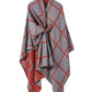 Women's Shawl Wrap Poncho Ruana Cape Open Front Cardigan Shawls for Fall Winter