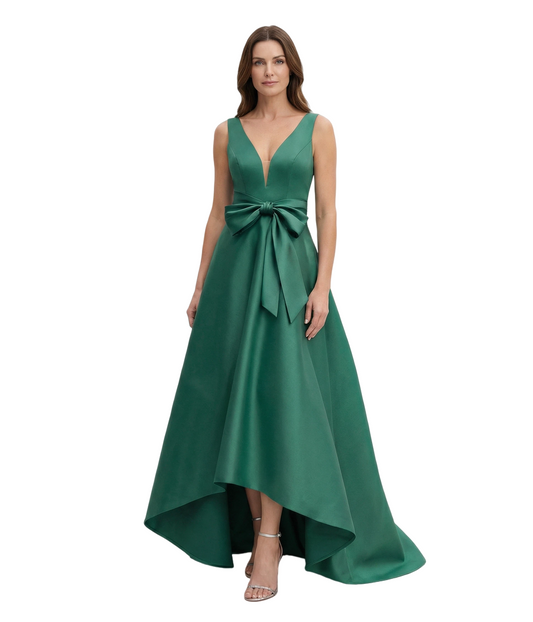 Formal Gowns V-neck Mother of the Brides Dresses Floor Length A-line