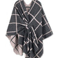 Women's Shawl Wrap Poncho Ruana Cape Open Front Cardigan Shawls for Fall Winter