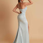 Gorgeous One Shoulder Soft Satin Side Slit Floor-Length Mermaid Bridesmaid Dresses