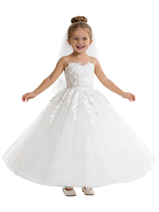 Angels Communion Dresses For Wedding  Flowers Pageant Dress Evening Gowns