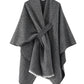Women's Shawl Wrap Poncho Ruana Cape Open Front Cardigan Shawls for Fall Winter