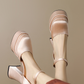 Womens Platform Satin Wedding Shoes High Heel Party Evening Shoes