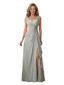 Sleeveless Slit Mother of The Bride Dresses A-line Wedding Formal Gowns