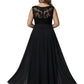 A-Line Mother of The Bride Dresses Lace Applique Wedding Formal Jumpsuits Trains