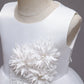 Flower Girls Dress Formal with Bow A-line Tulle Princess Gown for Wedding Kids Guest Dress