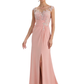 Sleeveless Lace Mother of the Brides Dresses Floor Length A-line Slit for Wedding