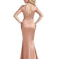 Satin Elegant Mother of The Bride Dress Wedding Formal Gowns Slit Long