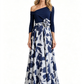 Off Shoulder Floral Mother of The Bride Dresses Wedding Clothes Women Dresses