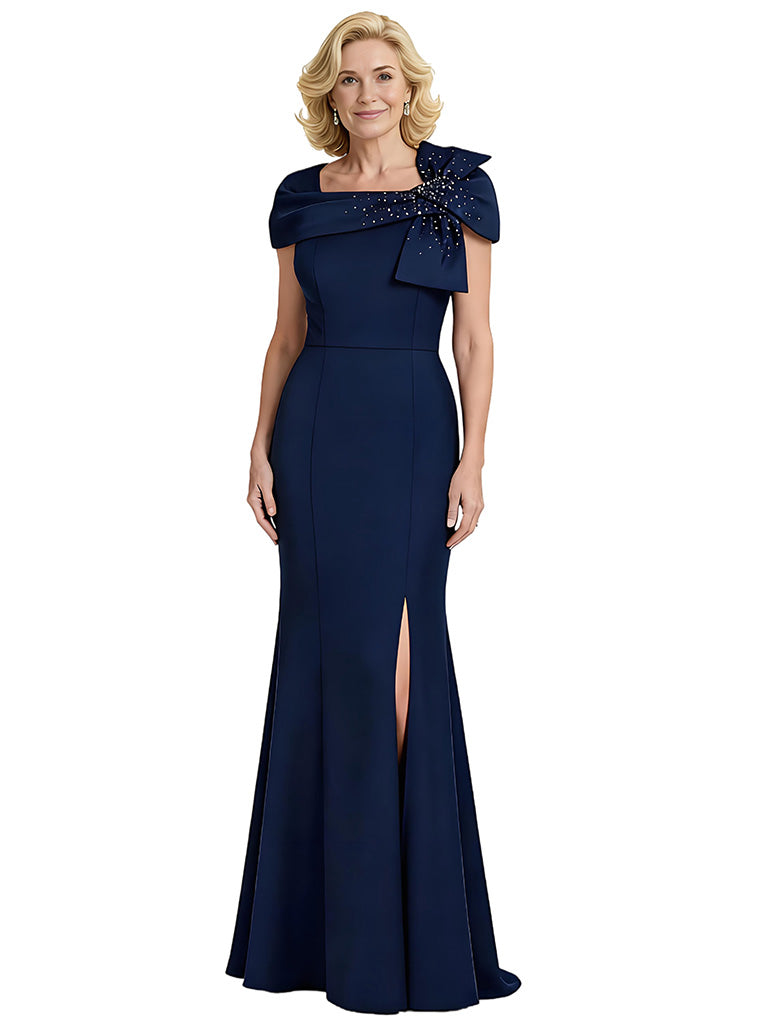 A-Line Chiffon Custom Mother of The Groom Dresses Grandmother Wedding Attire Elegant