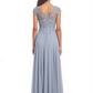 Chic Lace Mother of the Brides Dresses Floor Length A-line Slit for Wedding